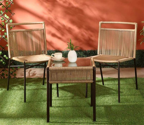 Mexico Rope Patio Set (Beige)