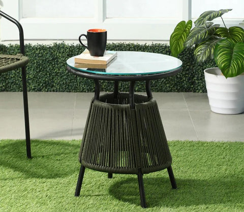 Sair Rope Coffee Table (Dark Grey)