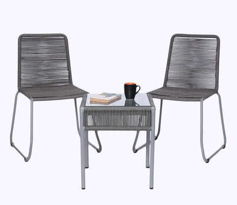 Saint Rope Patio Set (Dark Grey)