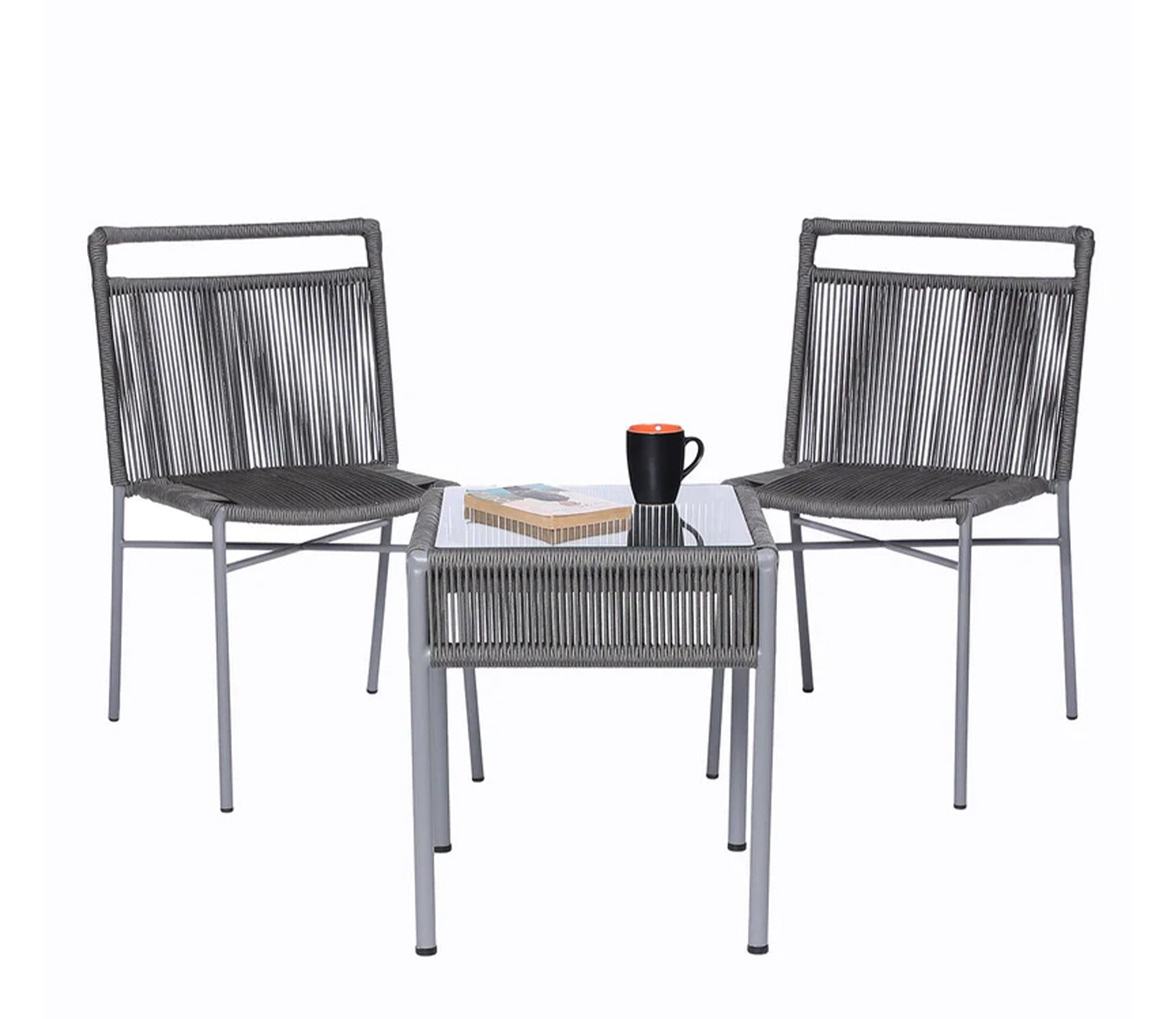 Mexico Rope Patio Set (Dark Grey)