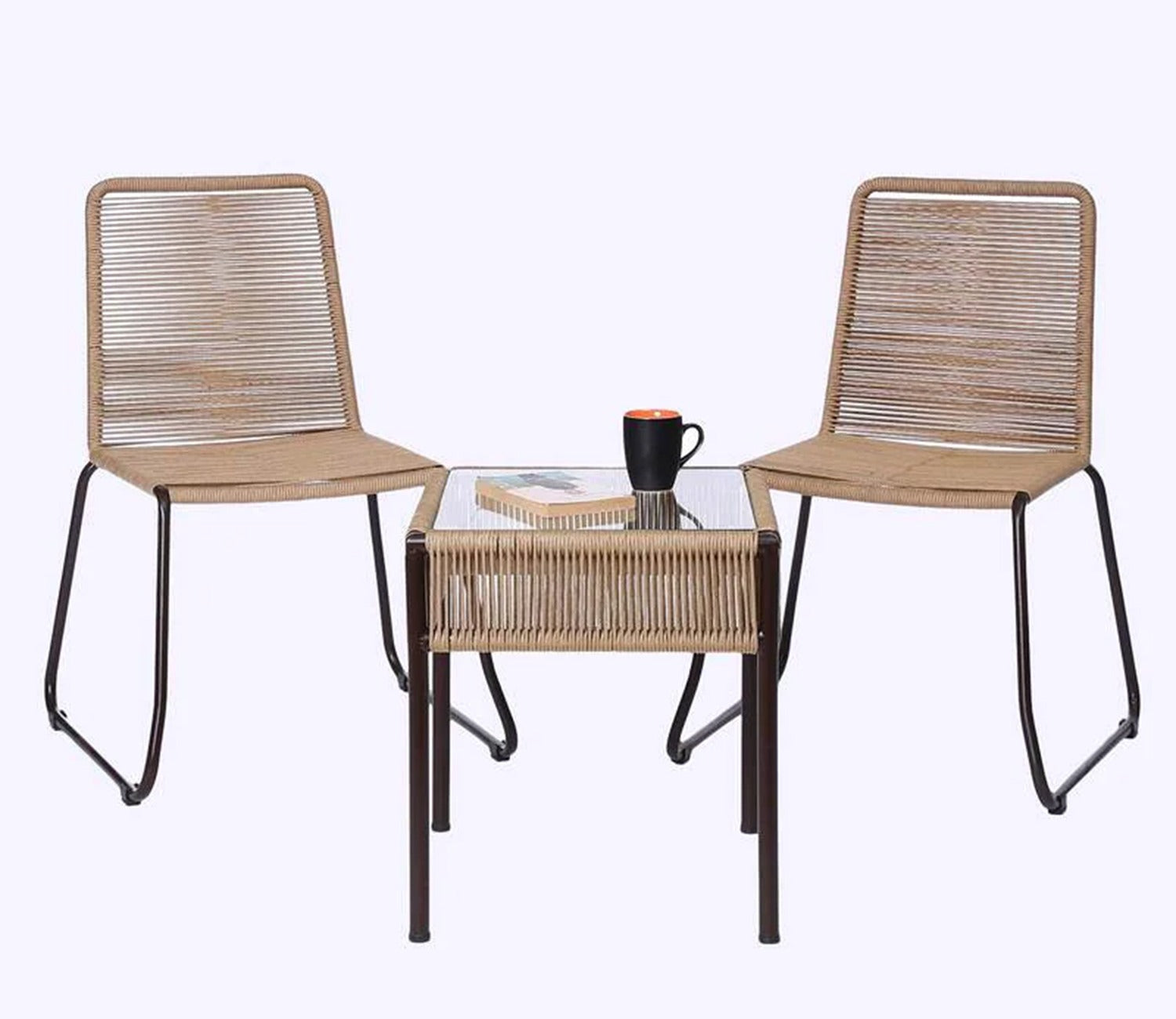 Saint Rope Patio Set (Beige)