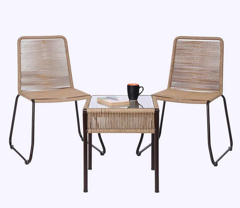 Saint Rope Patio Set (Beige)