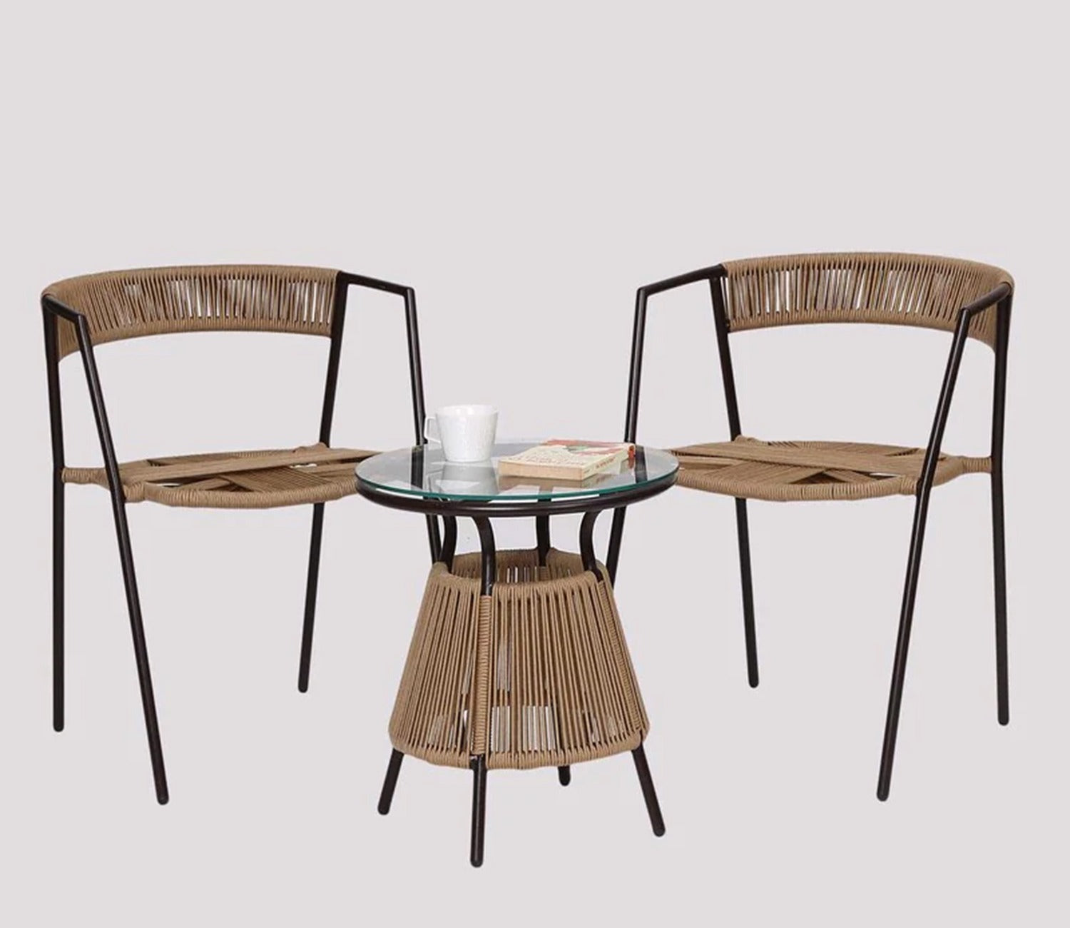 Arch Rope Patio Set (Beige)