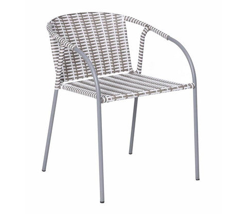 White And Grey Rope Outdoor Furniture