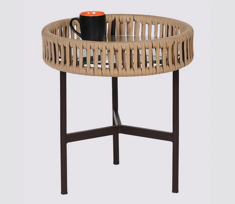 Cora Rope Coffee Table (Beige)