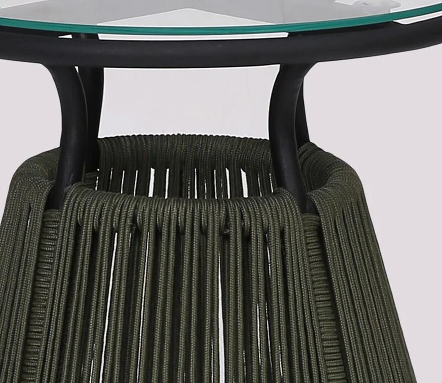 Sair Rope Coffee Table (Dark Grey)