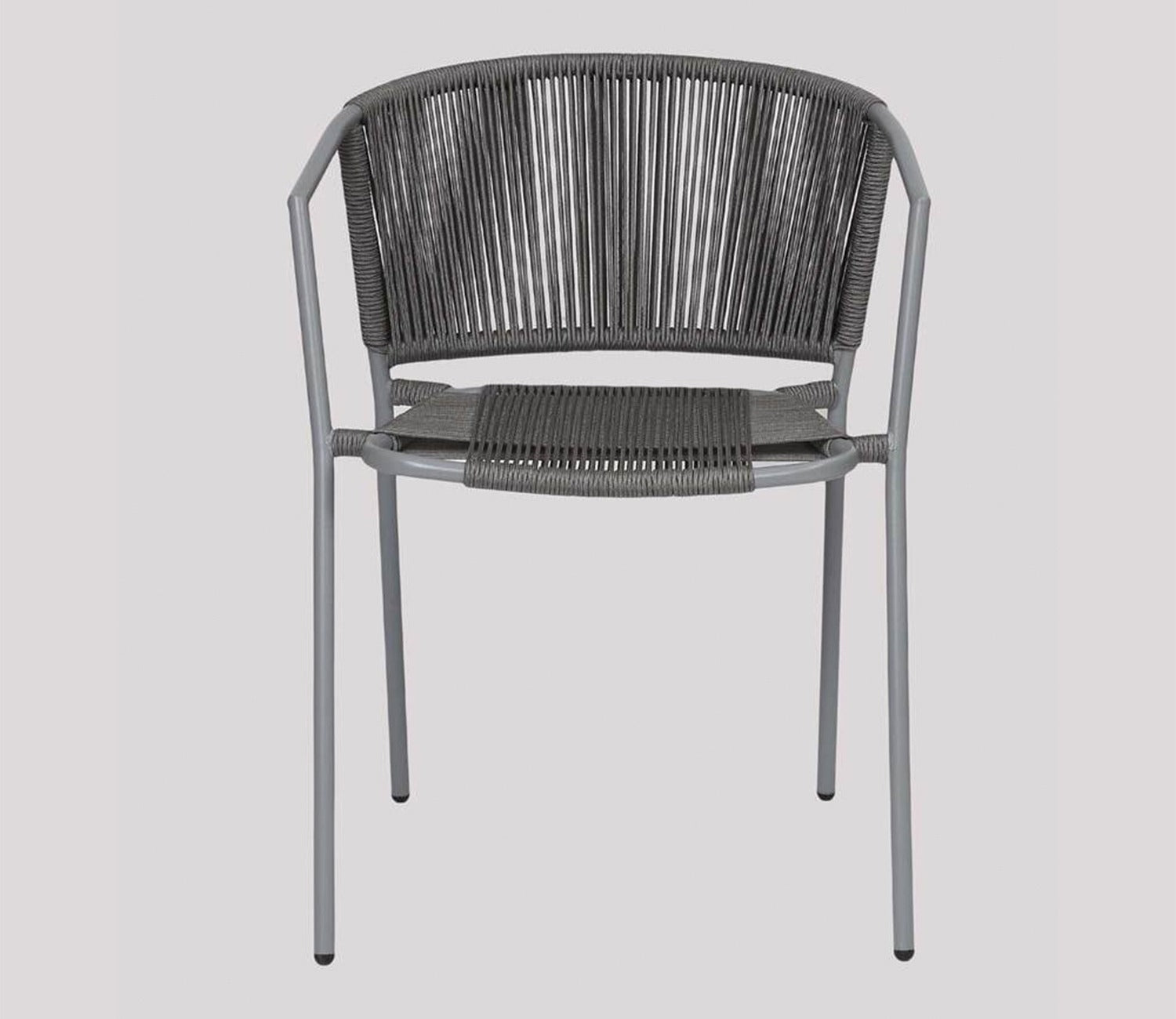 Sair Rope Patio Set (Dark Grey)