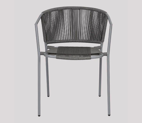 Sair Rope Patio Set (Dark Grey)