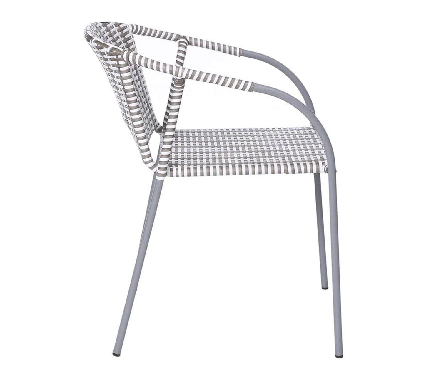 White And Grey Rope Outdoor Furniture