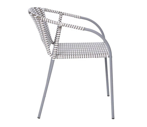 White And Grey Rope Outdoor Furniture