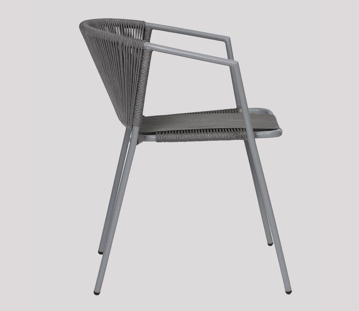 Sair Rope Patio Set (Dark Grey)