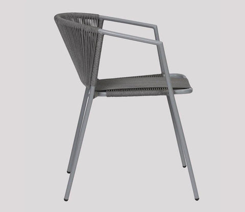 Sair Rope Patio Set (Dark Grey)