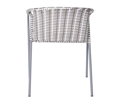 White And Grey Rope Outdoor Furniture