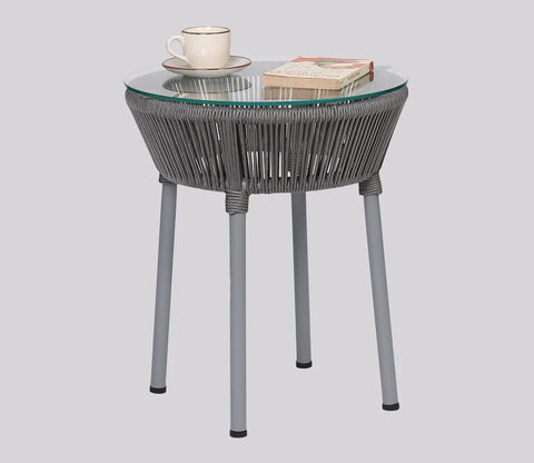 Rega Rope Patio Set (Dark Grey)