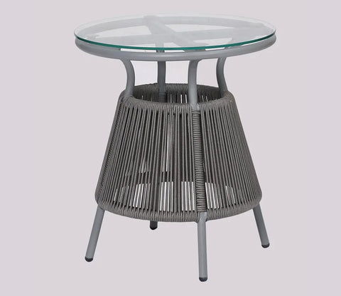 Sair Rope Patio Set (Dark Grey)