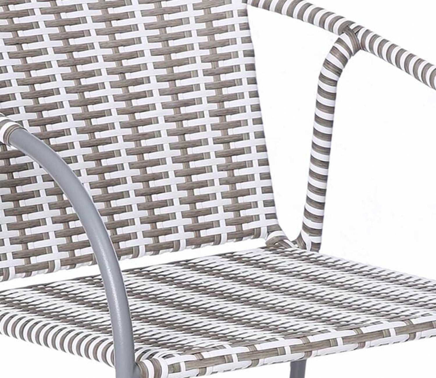 White And Grey Rope Outdoor Furniture