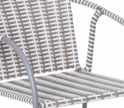 White And Grey Rope Outdoor Furniture