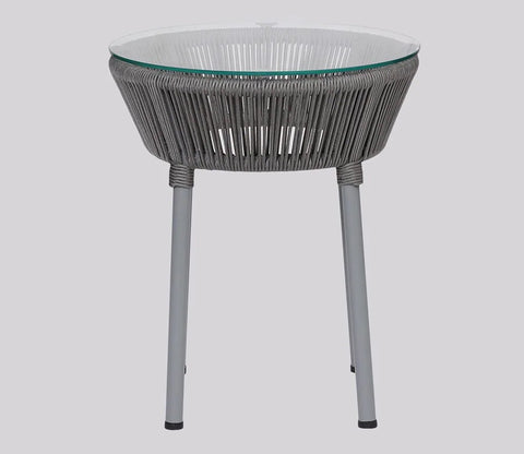 Rega Rope Patio Set (Dark Grey)
