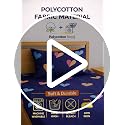 DECORUM Glace Cotton Single Bedsheet with 1 Pillow Cover | Soft, Durable, Lightweight & Skin-Friendly Fabric| Suitable for Single/Diwan Bed Size