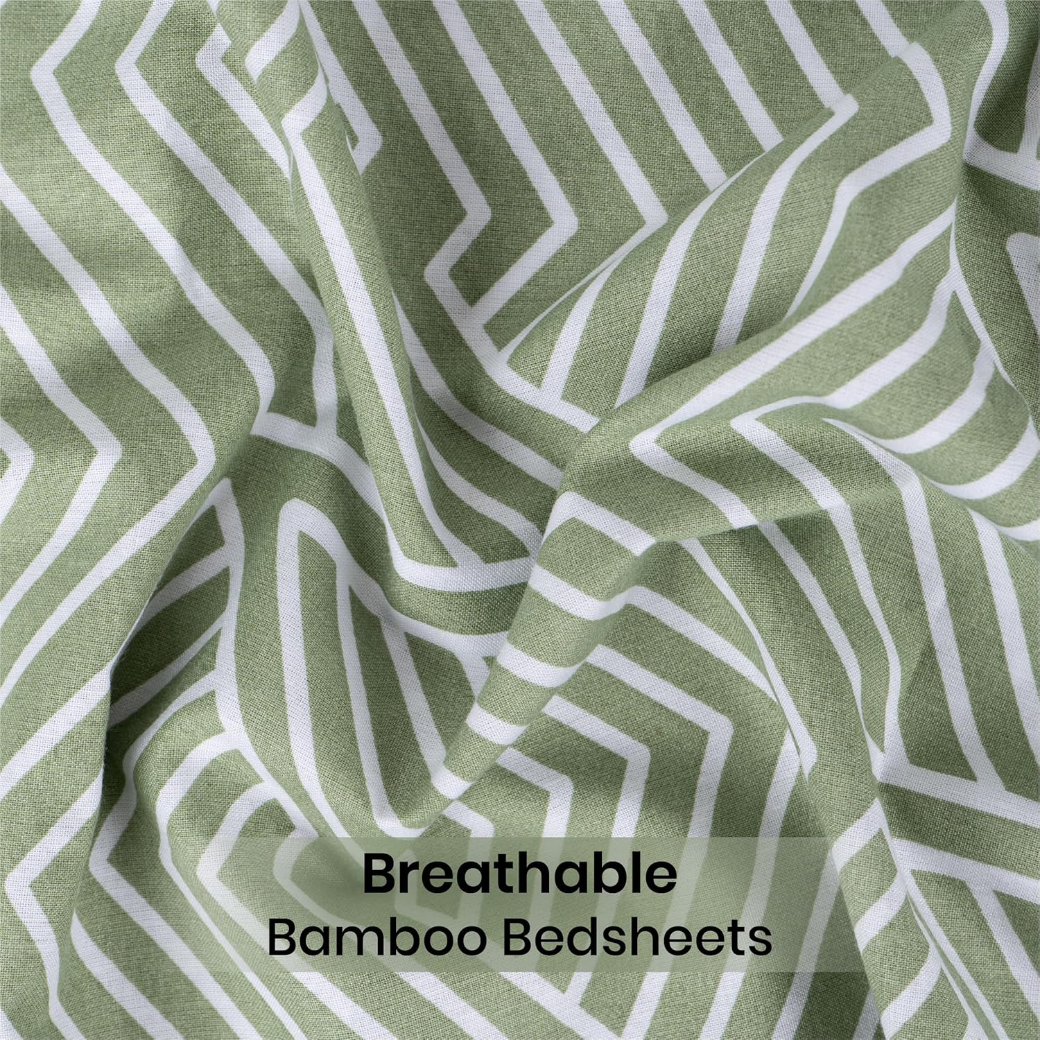 LINENCART Bamboo King Size Bedsheet with 2 Pillow Covers | 100x106 in | 300 TC Floral Printed Bedsheet for Double Bed King Size | Ultra Soft & Anti-Microbial King Size Bed Sheet | Pack of 1, Aqua Blue