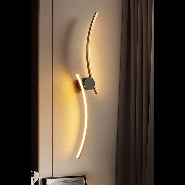 Trueliving Flower Wavy Grain Copper Tender Bedroom Decorative Home Light Modern Wall Light Wall Lamp LED