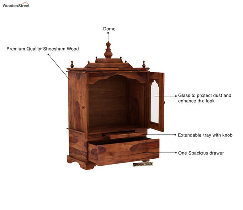 Bhagirathi Home Temple (Honey Finish)
