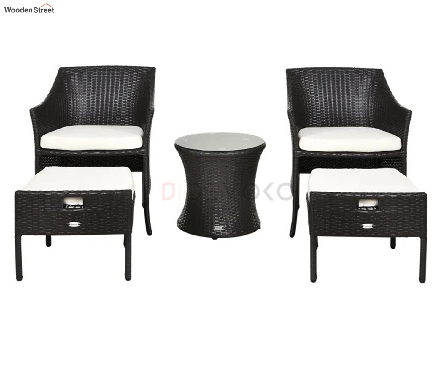 Black Color Seat Outdoor Patio Set