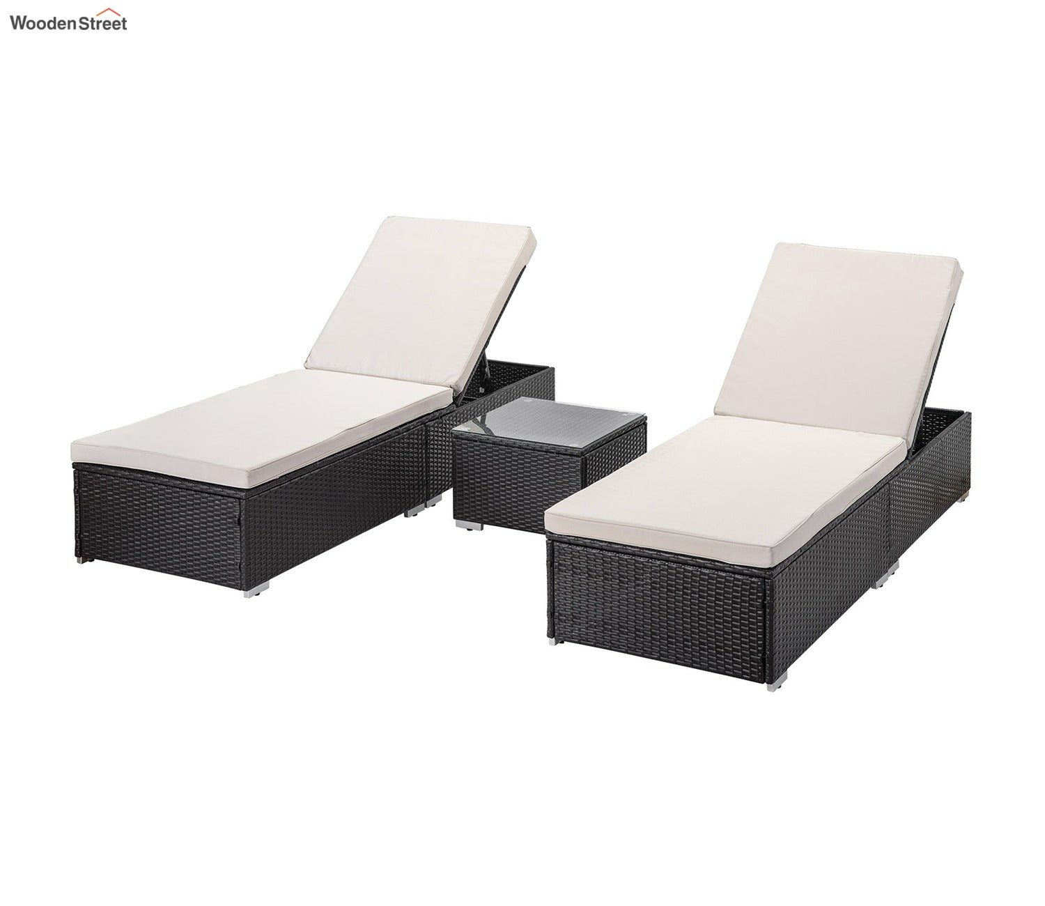 Brown Adjustable Lounge Chair