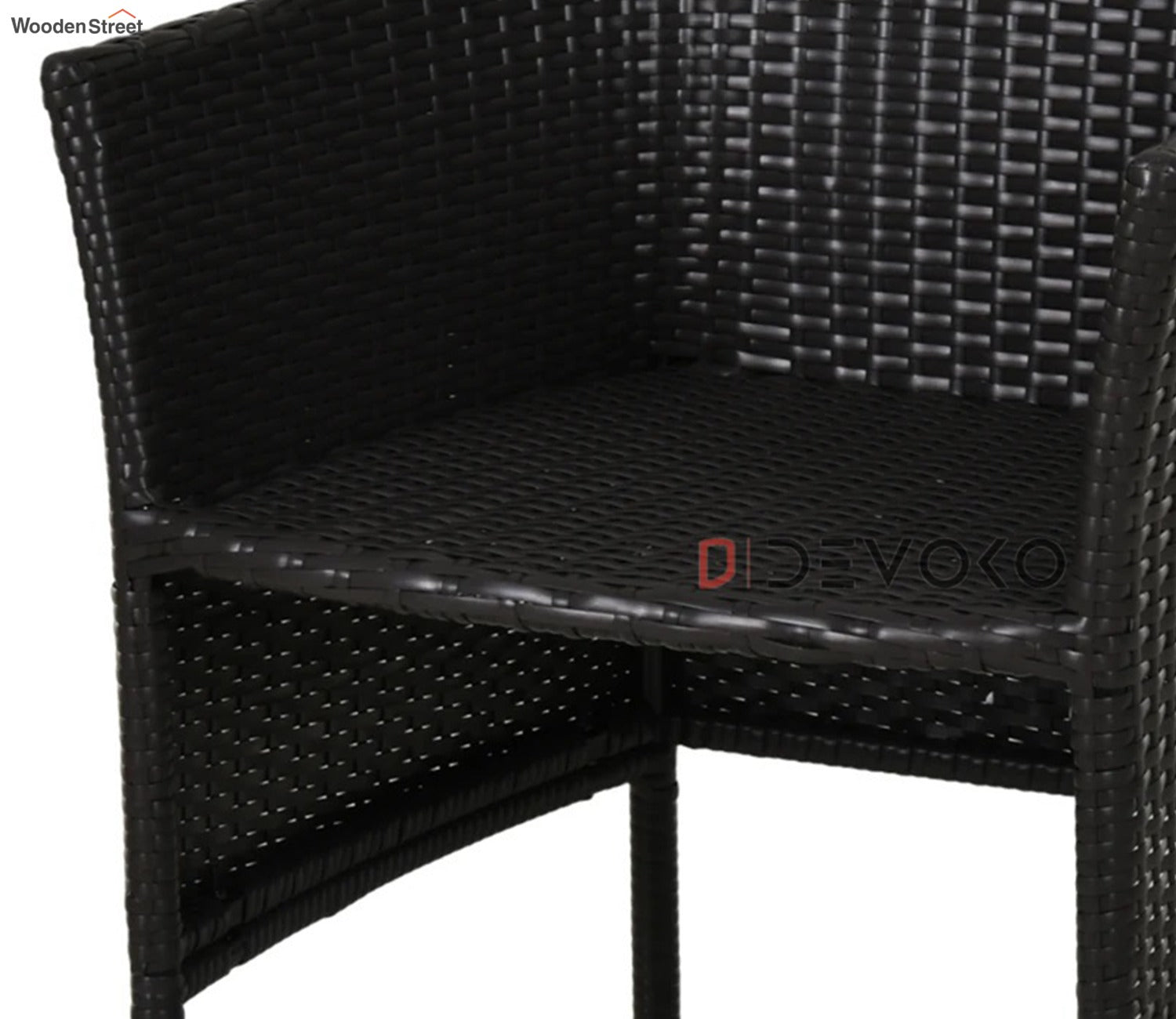 Black Color Seat Outdoor Patio Set