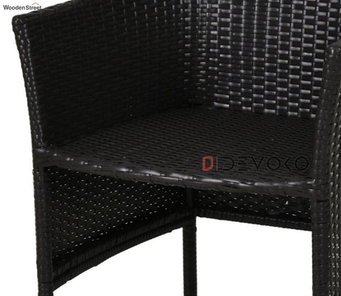 Black Color Seat Outdoor Patio Set