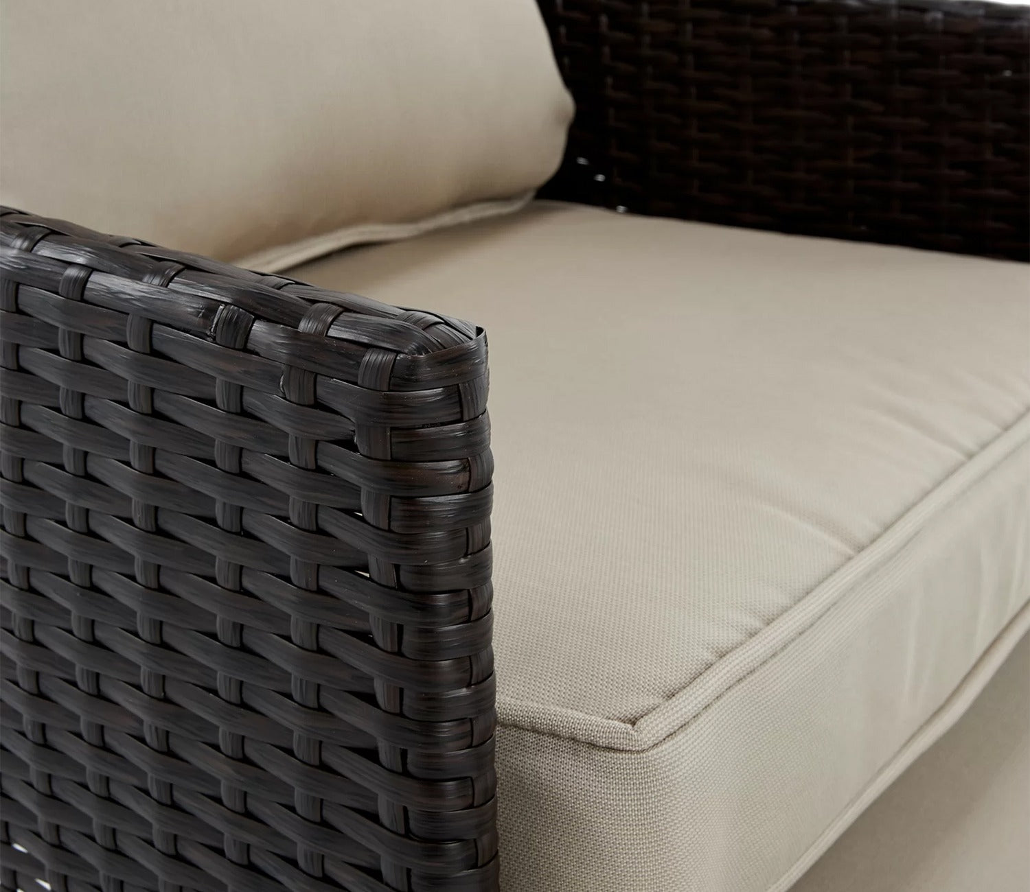 Wicker Seating Outdoor Patio Set (Tan Brown)