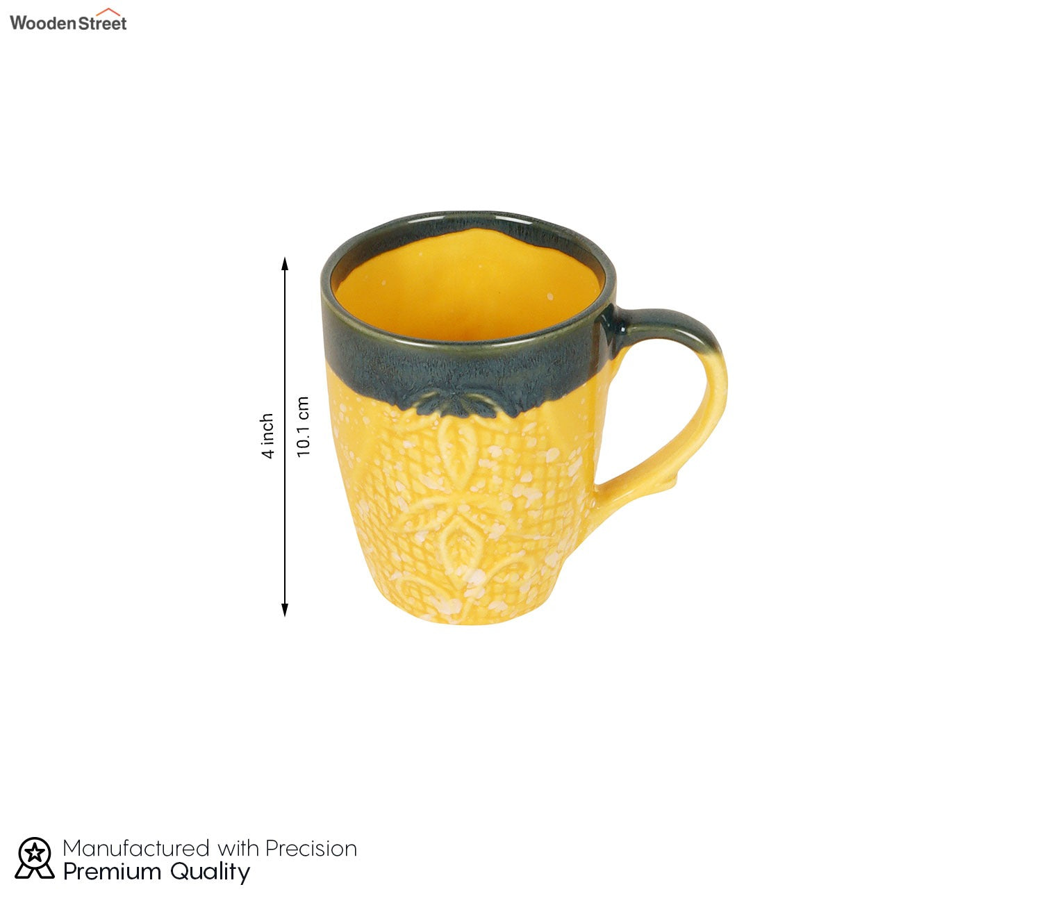 Bumblebee Ceramic Tea Cups (Set of 4)