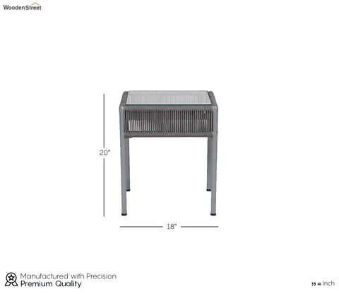 Saint Rope Patio Set (Dark Grey)