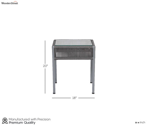 Mexico Rope Patio Set (Dark Grey)