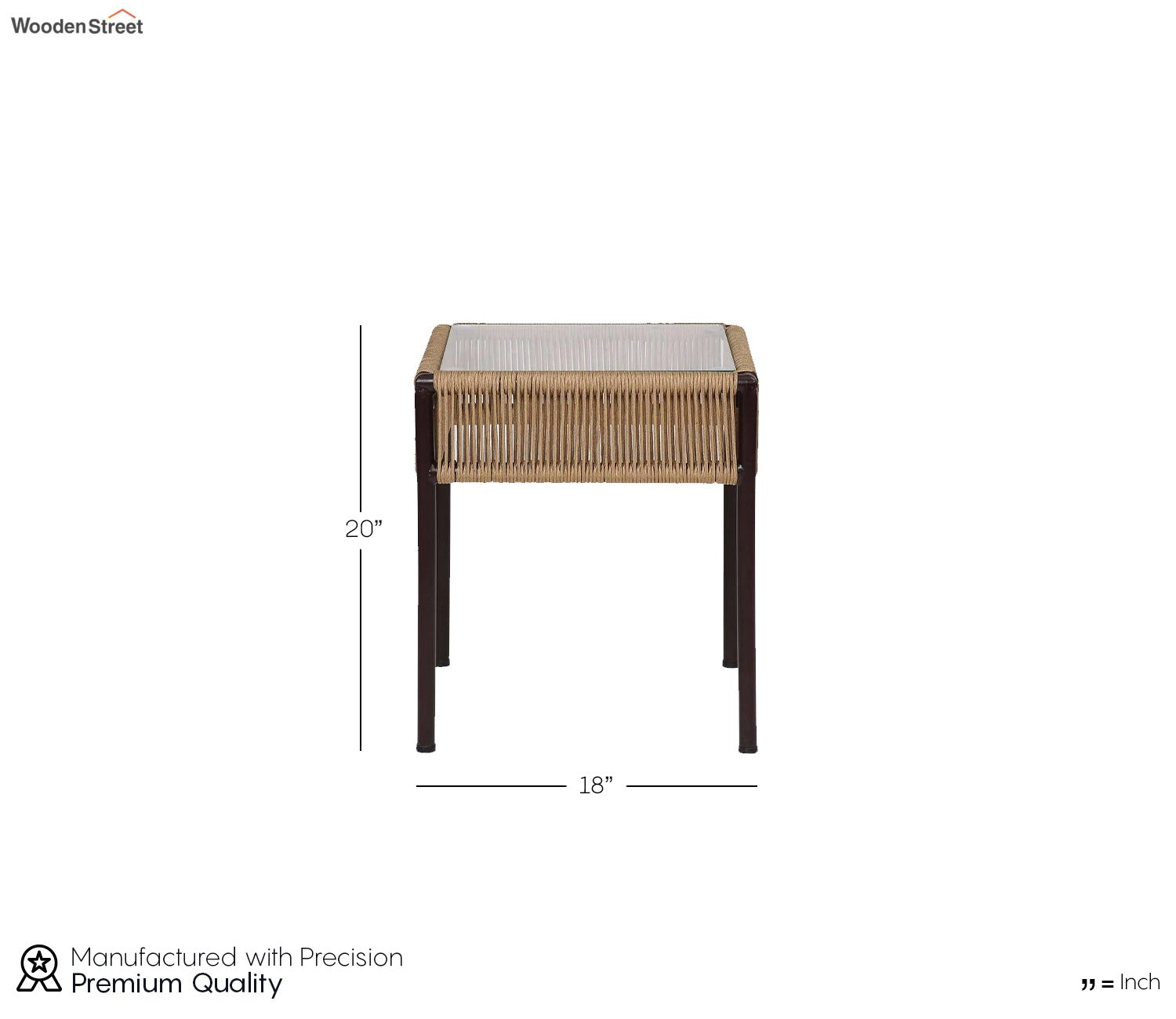 Saint Rope Patio Set (Beige)