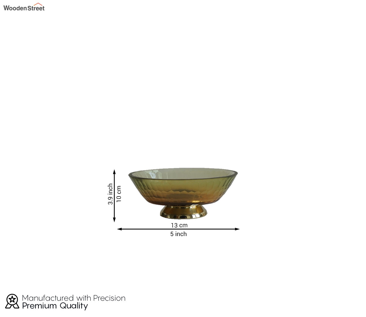 Sorrel Shady Green and Gold Glass Soap Dish