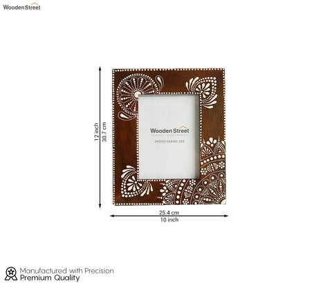 Medhini Hand Painted Solid Wood Photo Frame