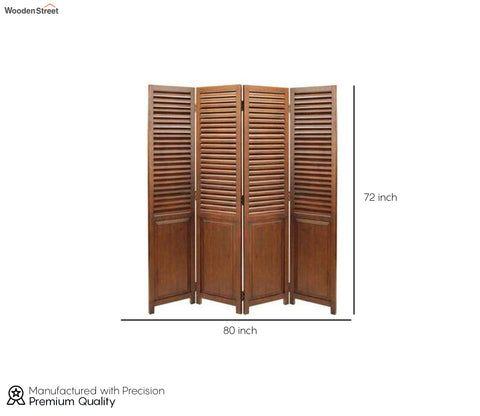 Sage 4 Panel Wooden Partition