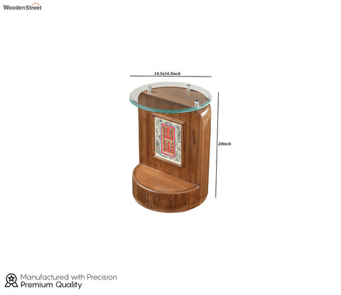 Lama Side End Table in Round Shape