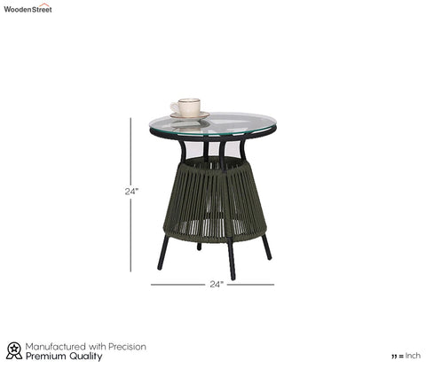 Sair Rope Coffee Table (Dark Grey)