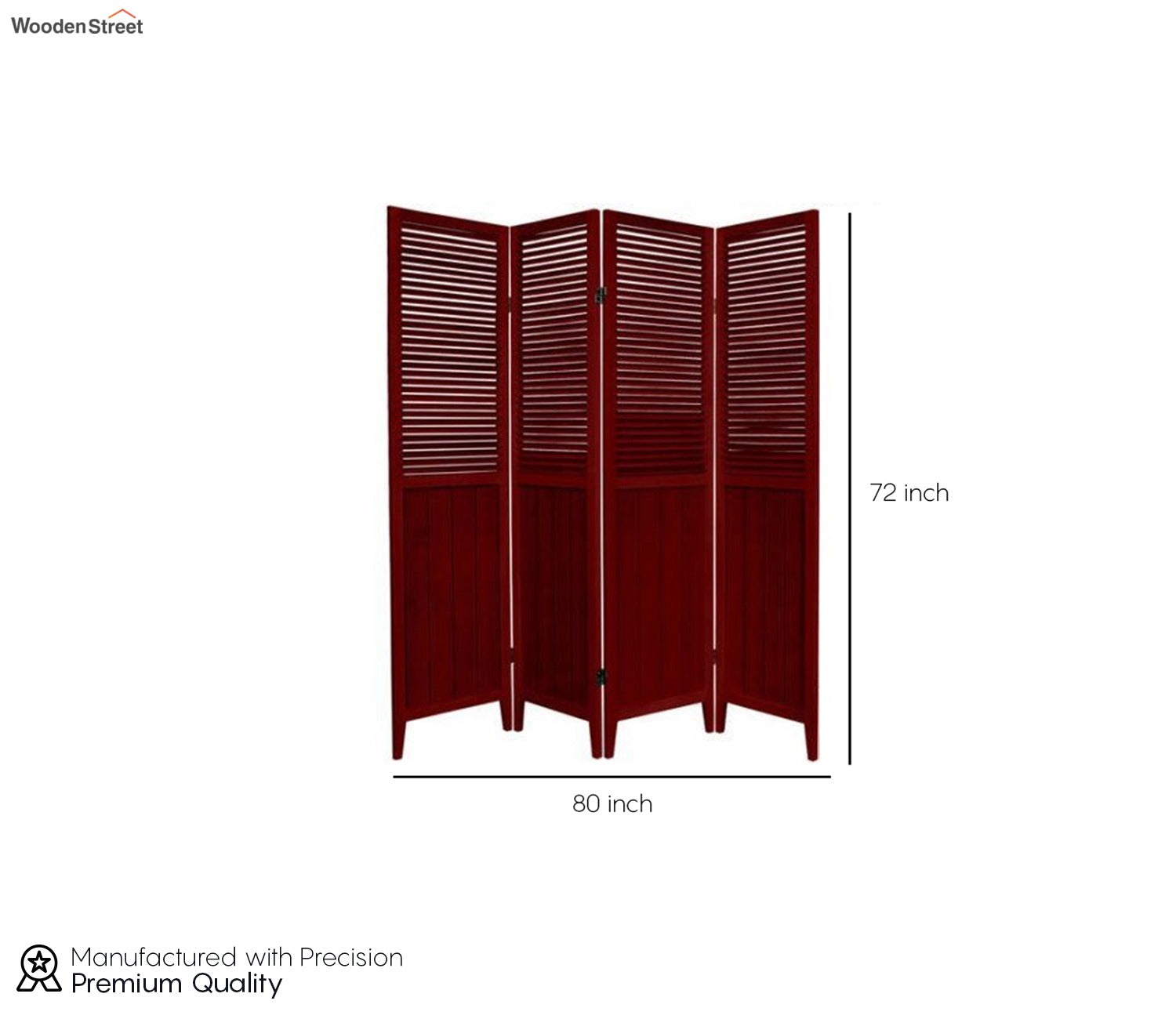 Leila 4 Panel Wooden Partition