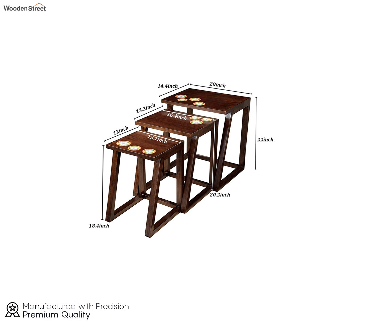 Marigold Nest of Tables (Set of 3)