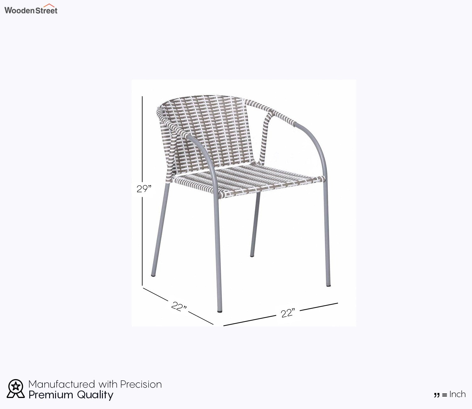 White And Grey Rope Outdoor Furniture
