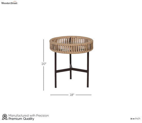 Cora Rope Coffee Table (Beige)