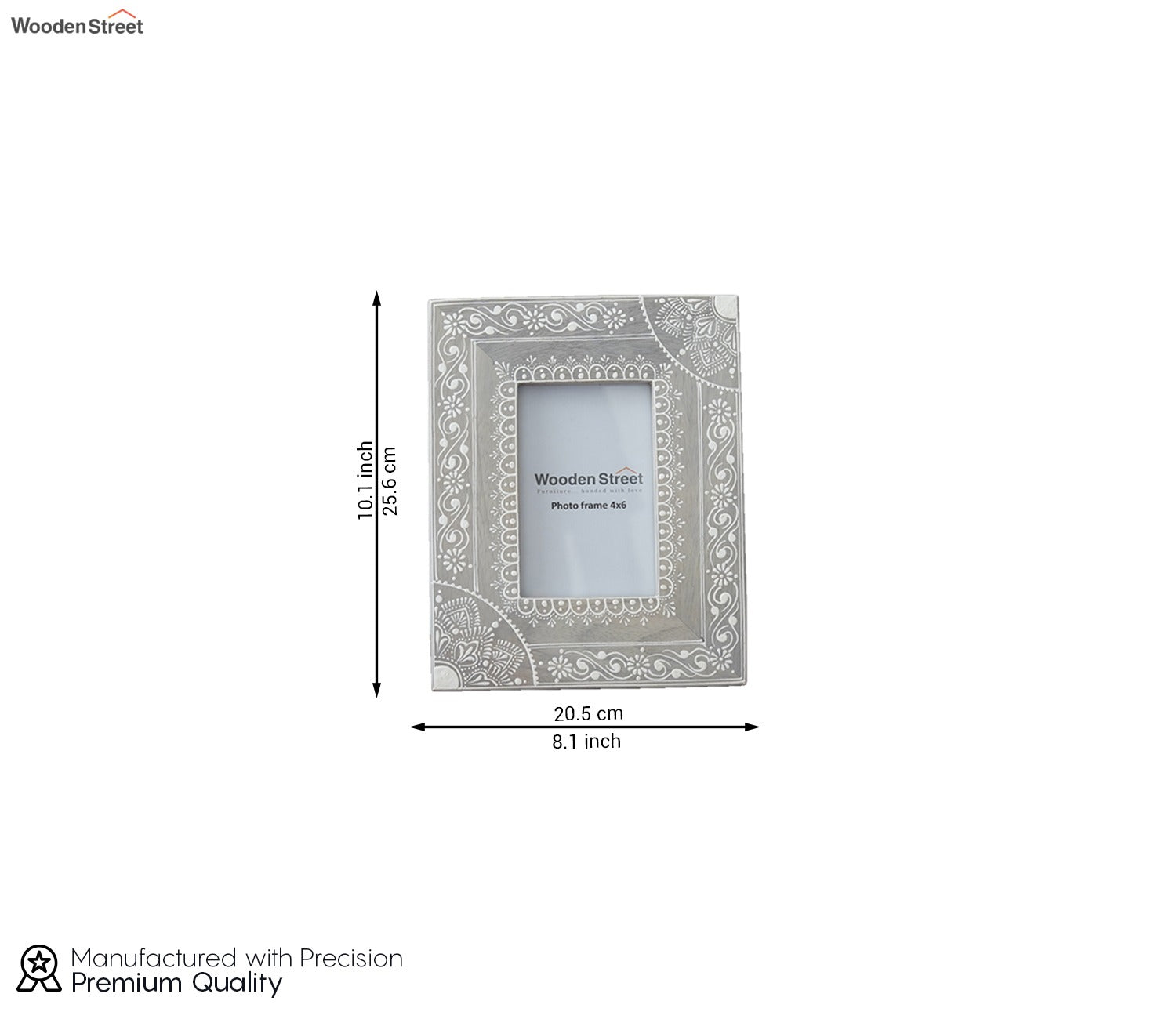Ira Traditional Designer Hand Painted Wooden Photo Frame