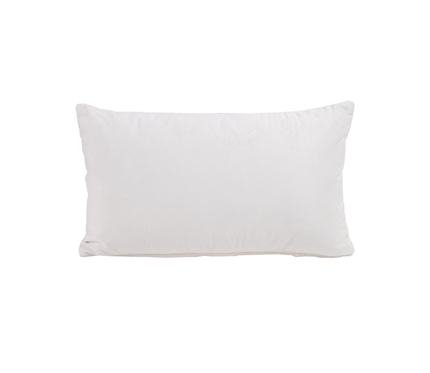Beaded Sequin Velvet Cushion Covers - Set of 2 (20 x 12 inch, Ivory)