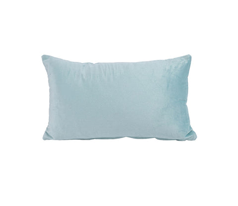 Beaded Sequin Velvet Cushion Covers - Set of 2 (20 x 12 inch, Aqua Blue)