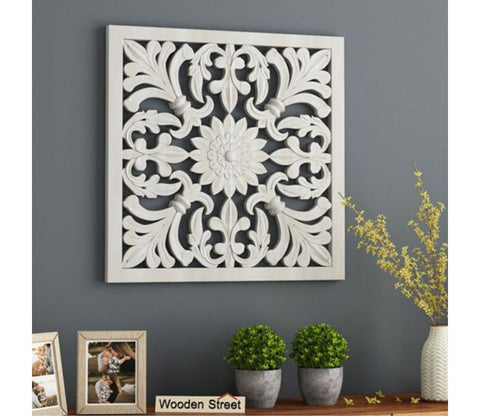 Marie Wall Panel without Glass (White Finish, 24 x 24)