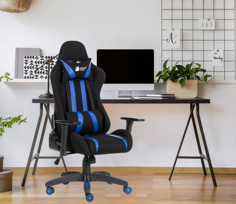 Beast PU Leather Butterfly Mechanism Gaming Chair (Blue)