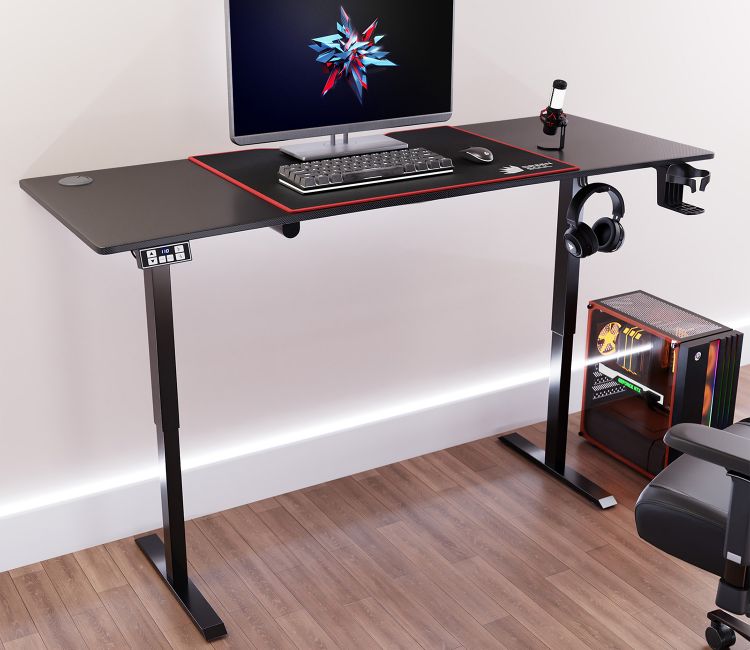 Surface 2.0 Black Multi Purpose Engineered Wood Study Table